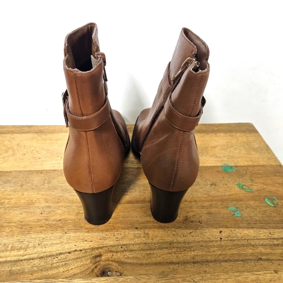 Karen Scott Women's Leather Ankle Boots Size 7.6 - Picture 13 of 16